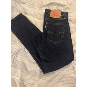 Levi's‎ 510 Men's Skinny Jeans W29 L30 Dark Indigo Blue Denim Low Rise Fit